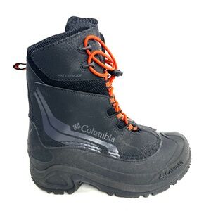 Columbia Bugaboot Child Size 1 Black Celsius Boot Snow Waterproof BY5957010